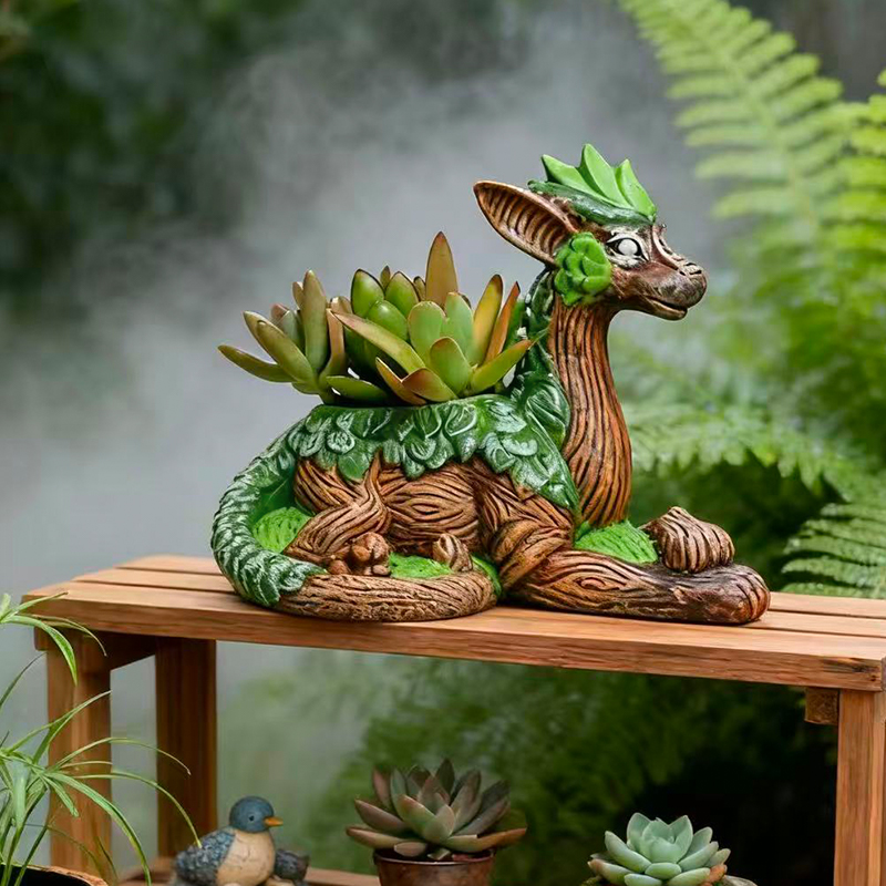 Echeveria Succulent - Pot de fleurs créatif en forme