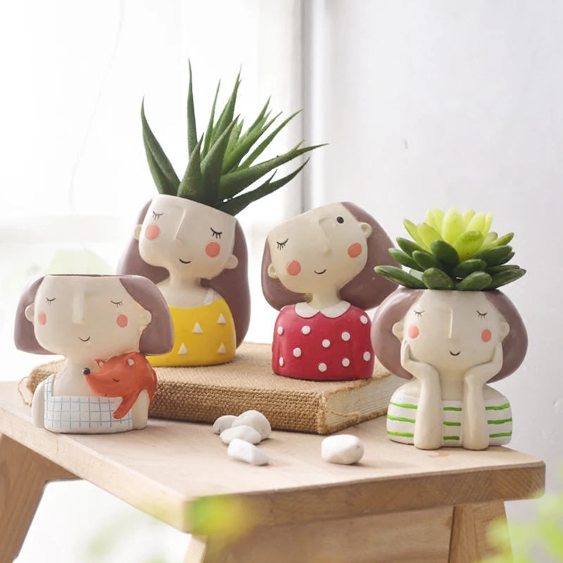 Echeveria Succulent - Pot de fleur pour fille succulente,
