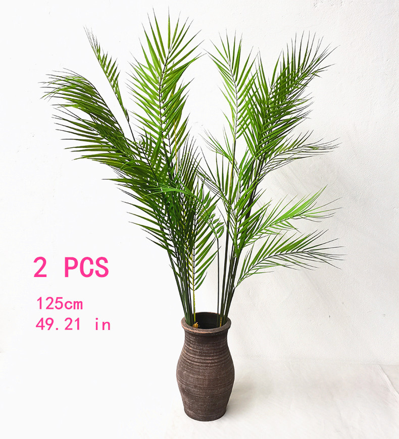 Ficus Lyrata Tree - Grand Palmier Artificiel Vert Tropical, Fausses