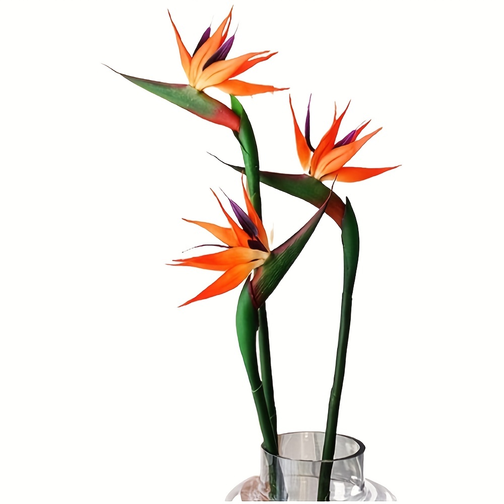 Bird Paradise Strelitzia - Fleurs artificielles d'oiseau de paradis, fleur