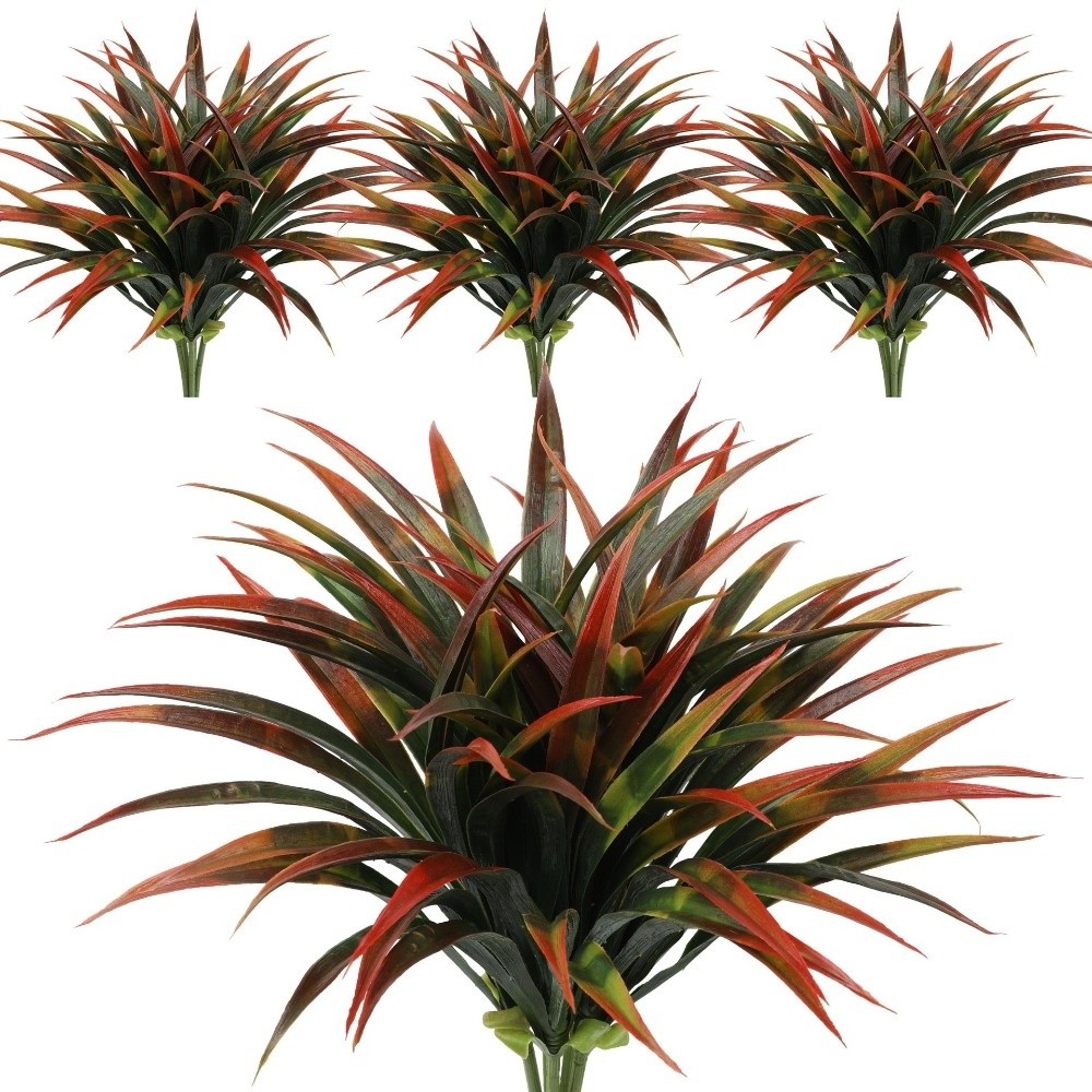 Spider Plant Hanging - Feuilles d'orchidée artificielles de 42 cm