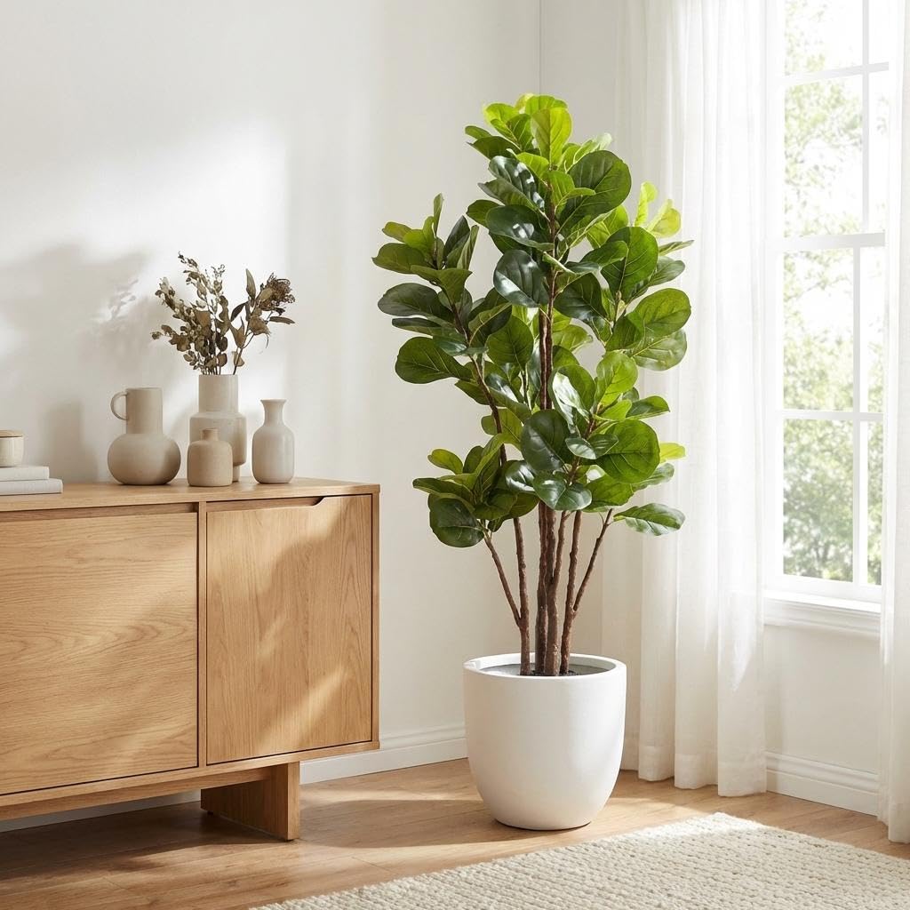 Ficus Lyrata Artificiel, Plant - Ficus Lyrata Tree avis et prix