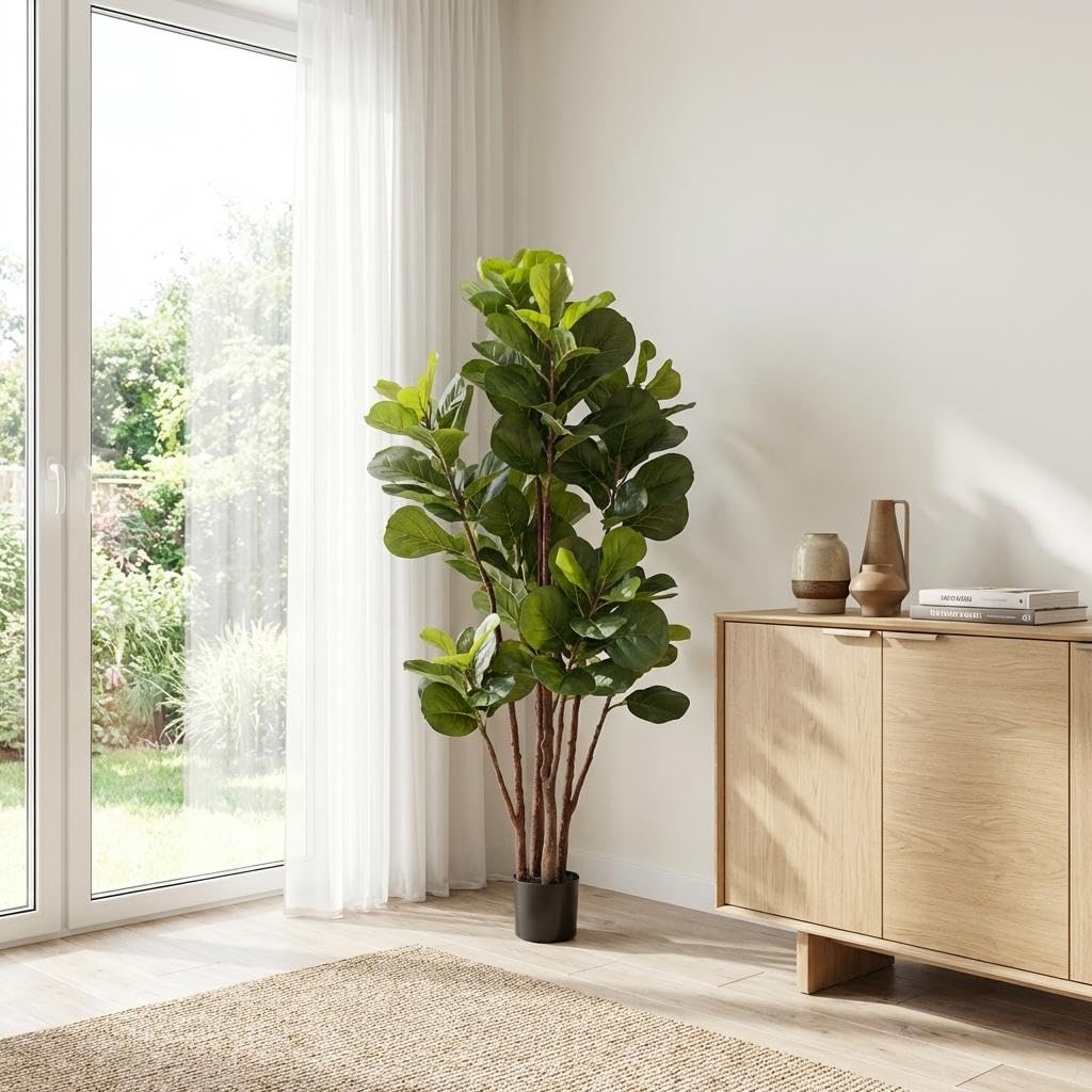 Ficus Lyrata Artificiel, Plant - Ficus Lyrata Tree avis et prix