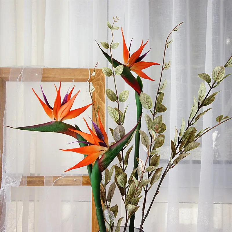 Fleur Artificielle au Toucher  - Bird Paradise Strelitzia avis et prix