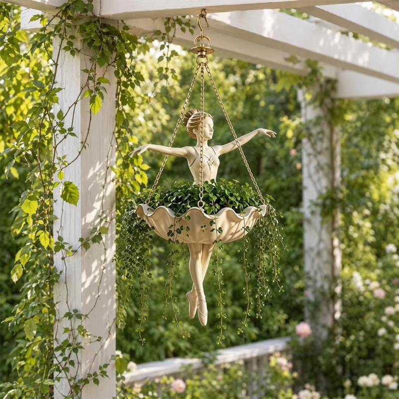 Pot de fleurs suspendu en rési - Spider Plant Hanging avis et prix