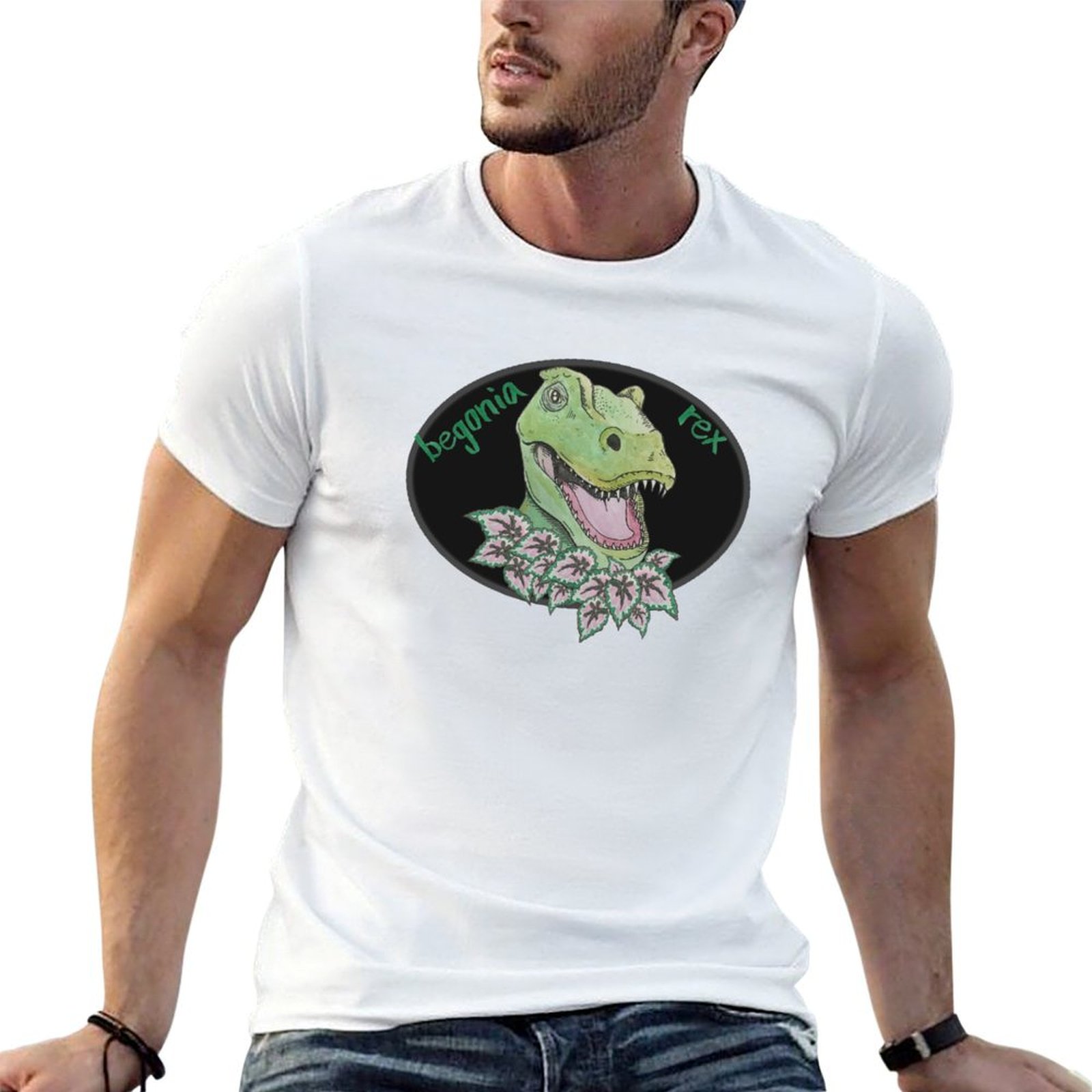 T-shirt T rex begonia, t-shirt - Begonia Rex avis et prix